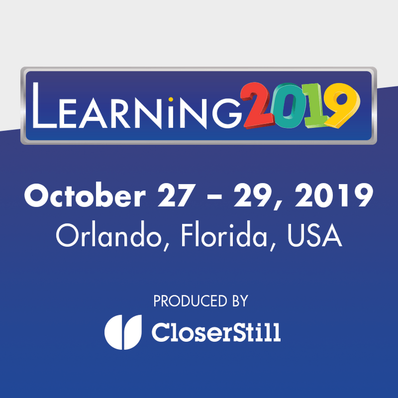 Learning 2019 - Just Days Away...