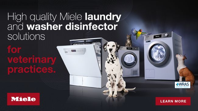From laundry to instruments, 360° solutions for veterinary practices