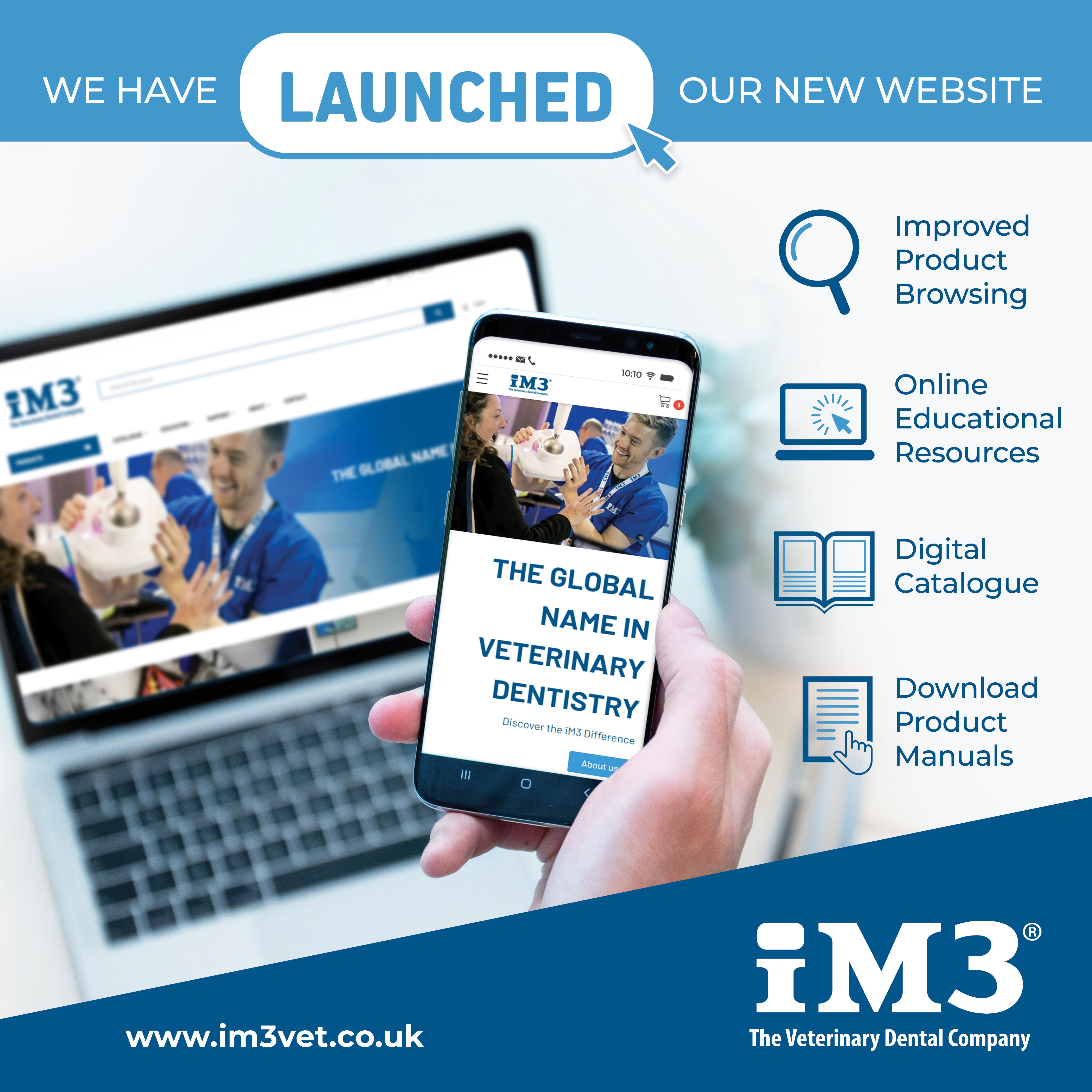 iM3 Launch Brand New Website