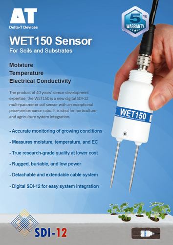WET150 Multi-Parameter Soil Sensor Data Sheet