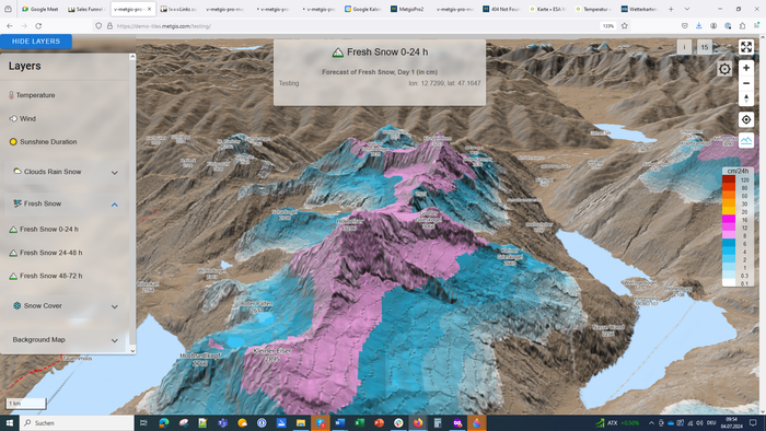 MetGIS Pro+ 3D Weather Dashboard 