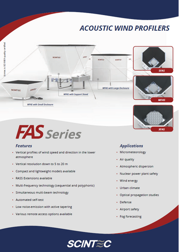 Sodar Wind Profilers - FAS Series