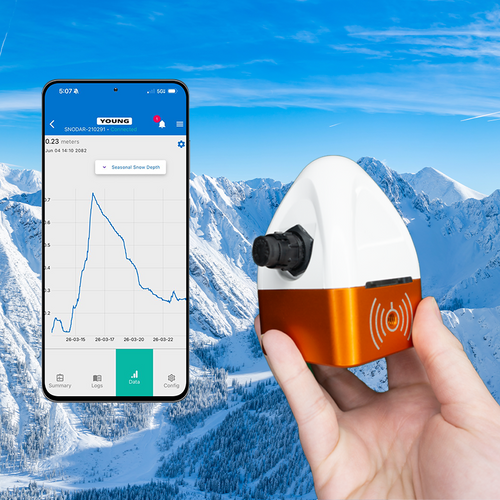 R.M. Young Company Announces Re-Engineered SNOdar Snow Depth Sensor 