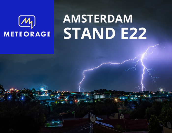 Meteorage at MTWE 2026: 40 years of expertise in lightning detection and thunderstorm risk management
