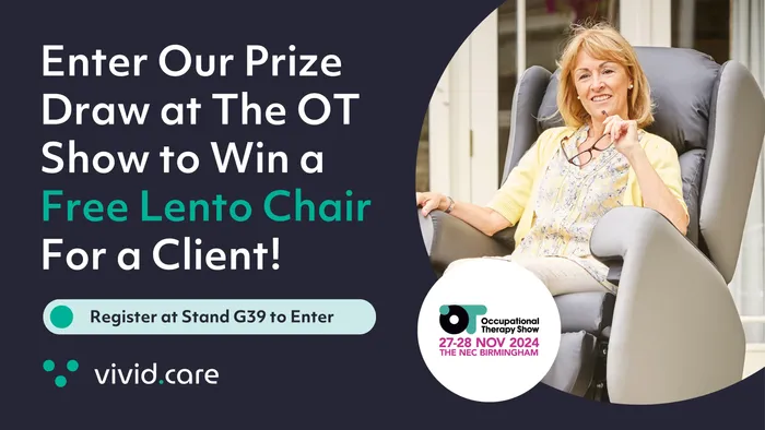 VIVID CARE PRIZE DRAW: WIN A FREE CHAIR AT THE SHOW!