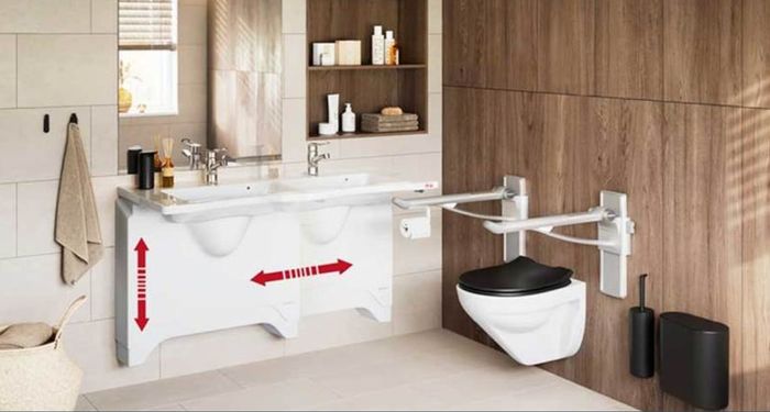 Adjustable wash basins