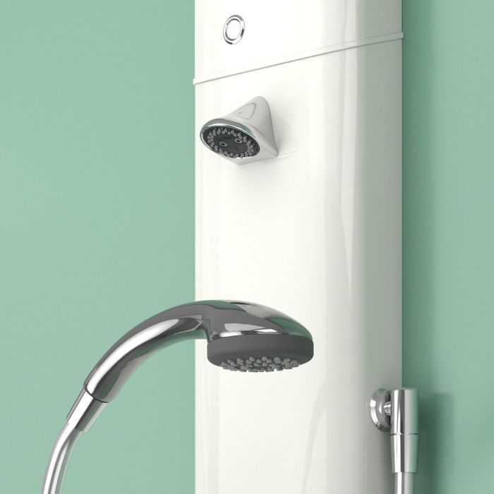 Horne TSV1 shower (dual mode) with ligature resistant controls and automatic flow diverter