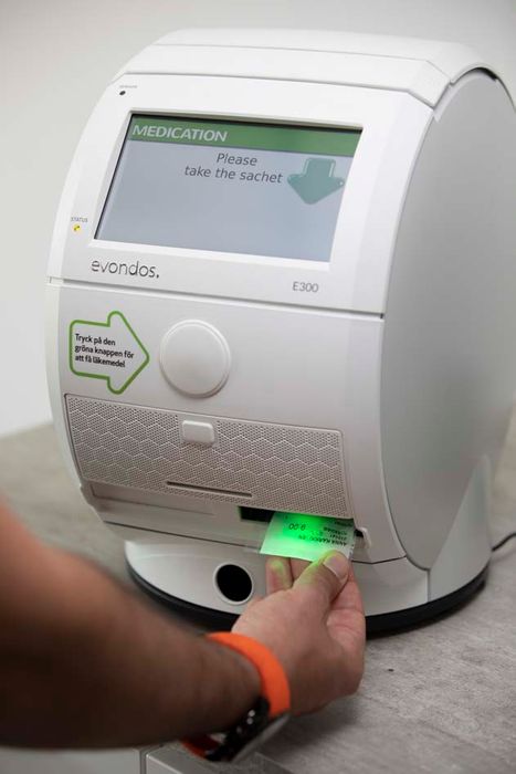 Evondos automated medicine dispensing robot