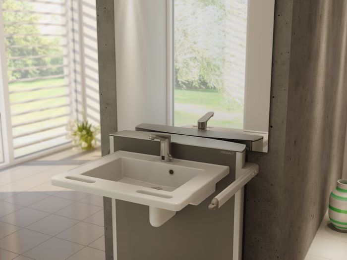 Adjustable wash basins