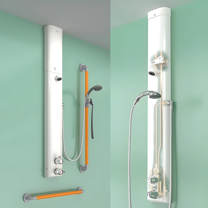 Two Showers in One: Flexibility and Safety in Every Setting