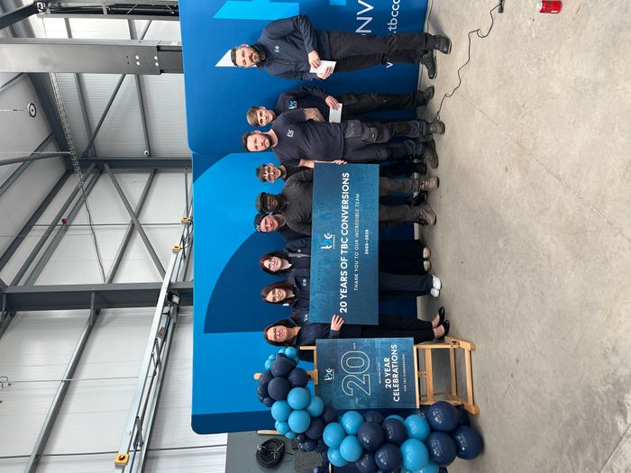 TBC Conversions Team Celebrate 20 Years in Business
