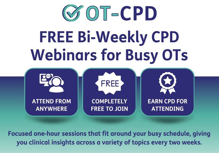 Free Bi-Weekly CPD Webinars for Busy OTs