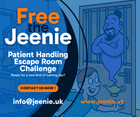 Free the Jeenie - Patient Handling Escape Room challenge at the Bespoke Centre For Excellence