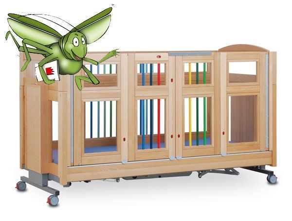 Mascot Mk2 adjustable care cot