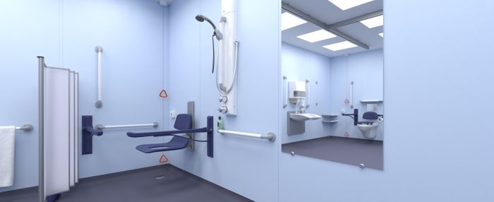 HORNE Inclusive Design Shower Panel - Changing Places / Accessible