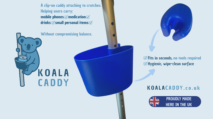 Koala Caddy. Made-in-the-UK mobility solutions from Captive Closures Ltd