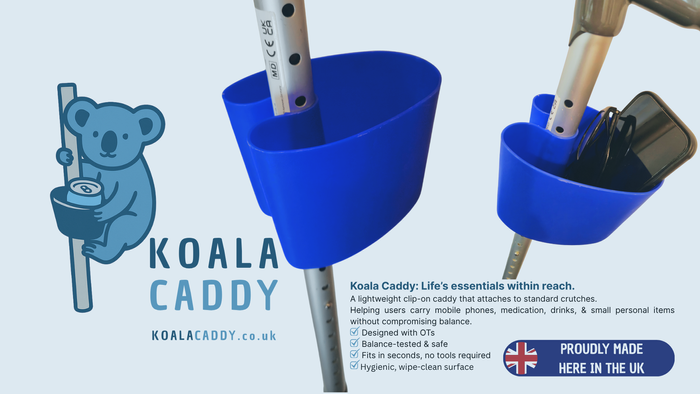 Koala Caddy. Made-in-the-UK mobility solutions from Captive Closures Ltd