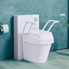 Dietz SmartFix Raised Toilet Seat with Adjustable Height and Armrests