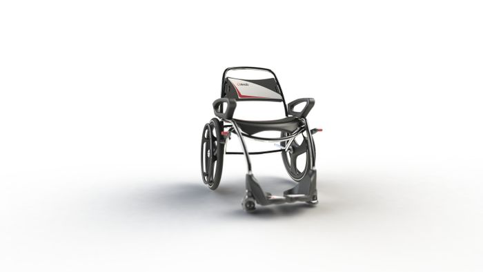 Submersible waterproof pool wheelchair - Cotenda Aqua Active