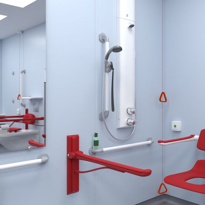 Wall-mounted support Grab Rails