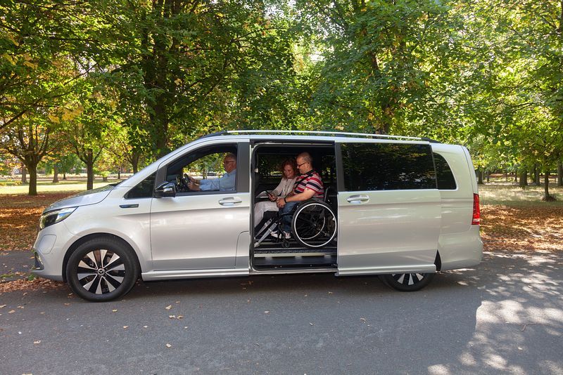 At last a fully electric premium MPV Mercedes-Benz wheelchair accessible vehicle.