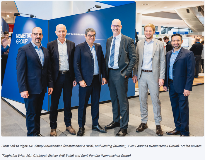 Nemetschek Group and Vienna Airport announcing Strategic Partnership: Digital Twin Solutions to Boost Airport Management