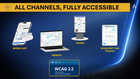 Accessible (WCAG 2.2), inclusive routing including ramps, elevators, mobility-friendly paths; screen-reader, magnification, and keyboard support