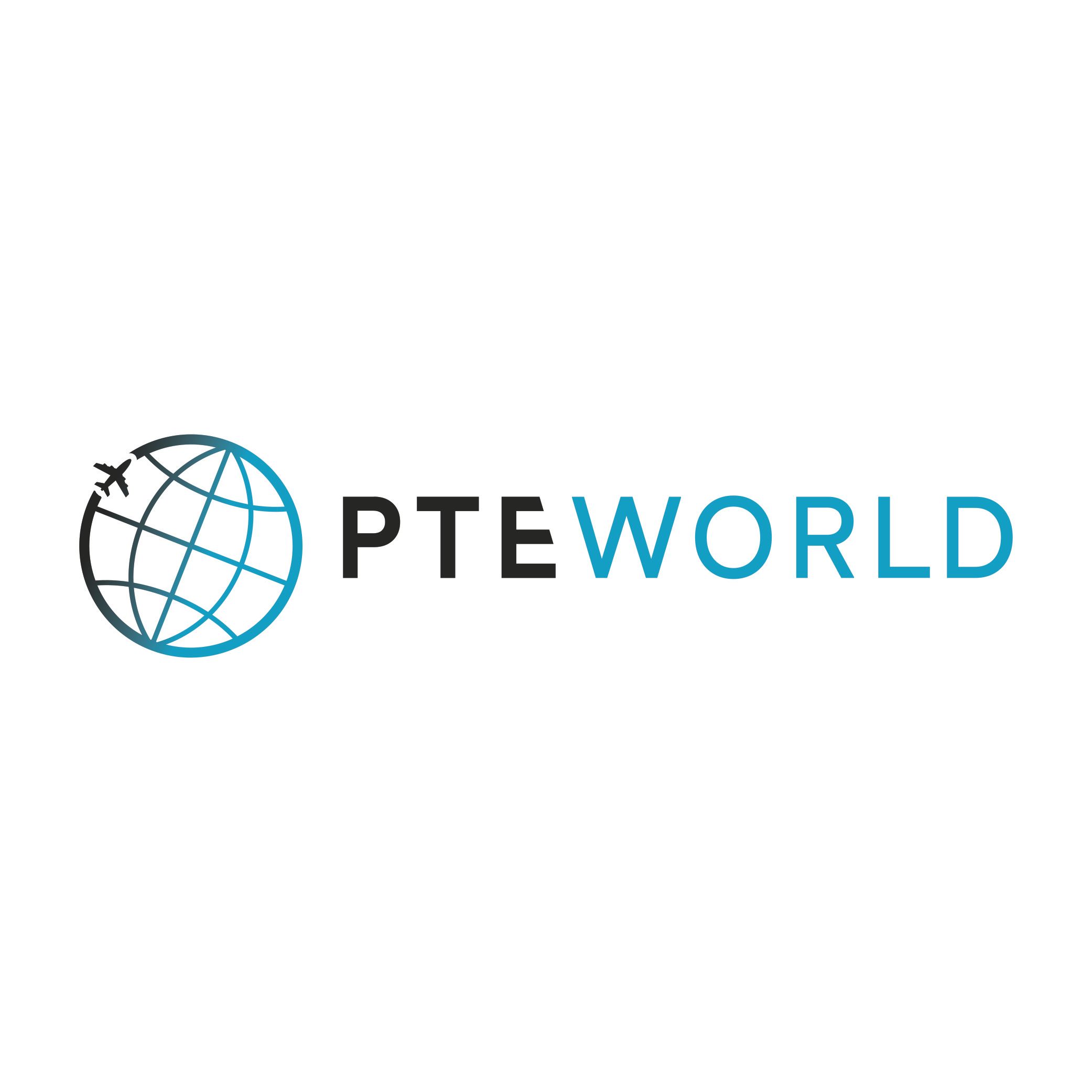 PTE World logo horizontal