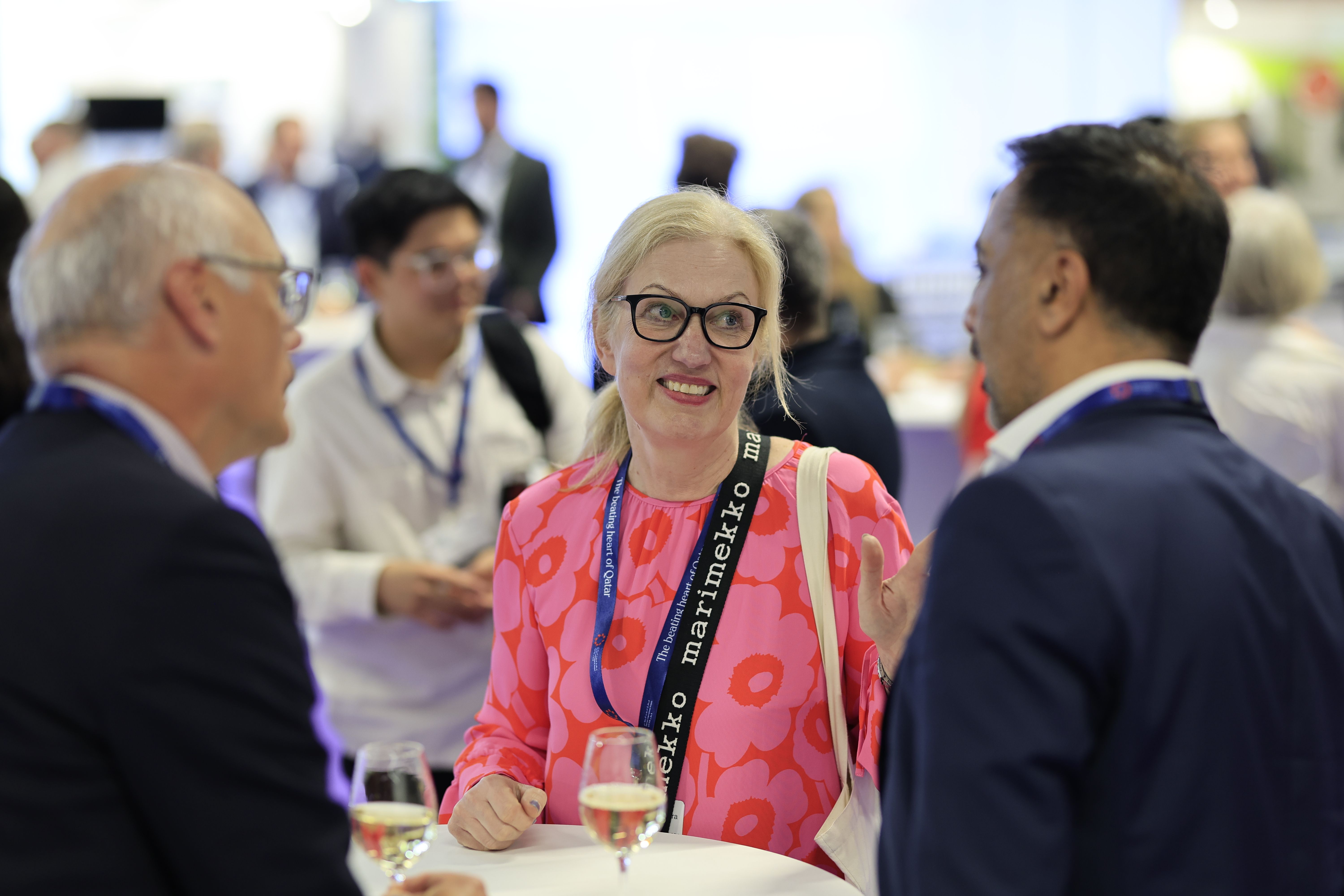 Exhibitor and visitor at PTE World