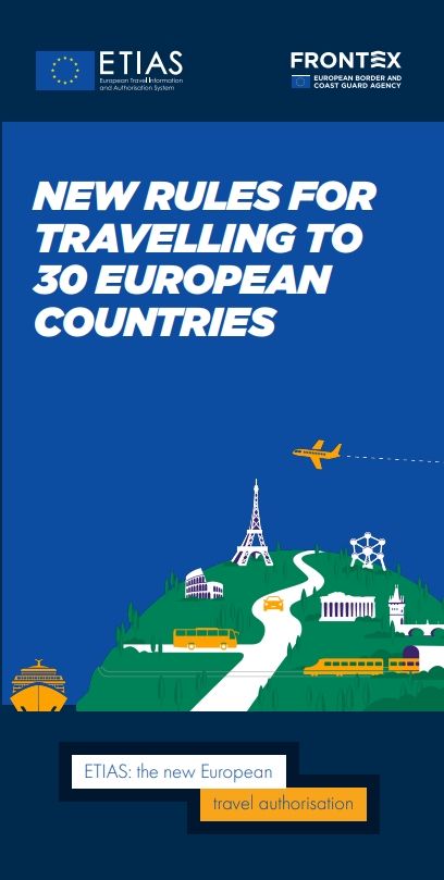 NEW RULES FOR TRAVELLING TO 30 EUROPEAN COUNTRIES - leaflet for travellers