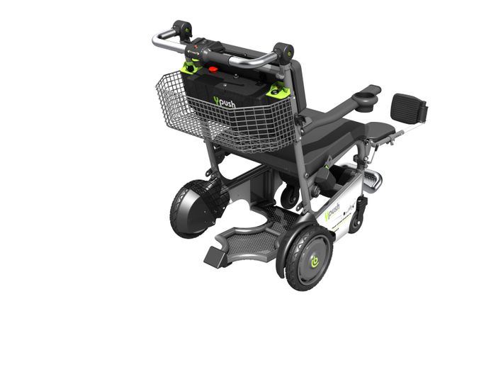 A world launch at PTE 2026, the revolutionary Airport Ypush electrically powered wheelchair