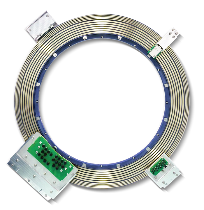 Innovative rotary transmission for security CT