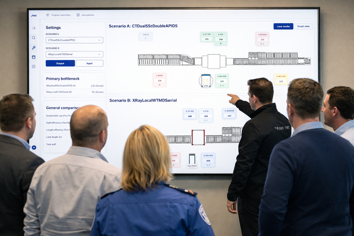 Point FWD will showcase how smarter design, technology, and the use of data can make this experience smoother for both passengers and security operations.
