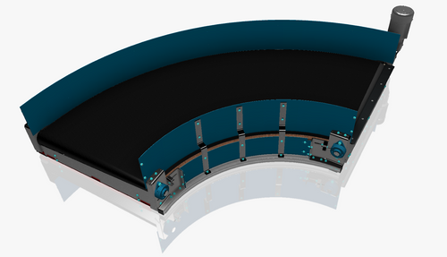 Observe the Power Curve Conveyor – Type 9074 at PTE World