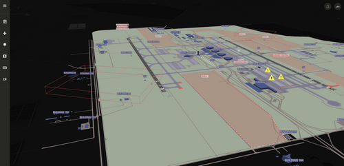 Data-driven Decision-making:  Airport WHAT-IF Scenarios as a usecase for digital data (AMDB) 