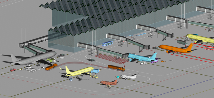AviPLAN | Aircraft Maneuver and Parking Stand Simulation and Visualization
