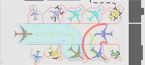 AviPLAN | Aircraft Maneuver and Parking Stand Simulation and Visualization