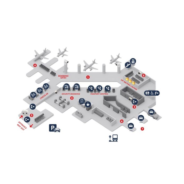 Airport intelligence with computer vision