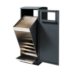 Bica Model 623 Waste bin 90 liters Double open input