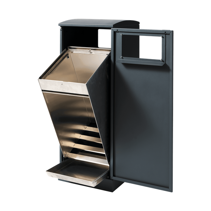 Bica Model 623 Waste bin 90 liters Double open input
