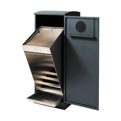 Bica Model 622 Waste bin 90 liters Double bottle input