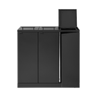 Bica Model 876 Waste sorting 3x65 ltr. Lids and gas spring