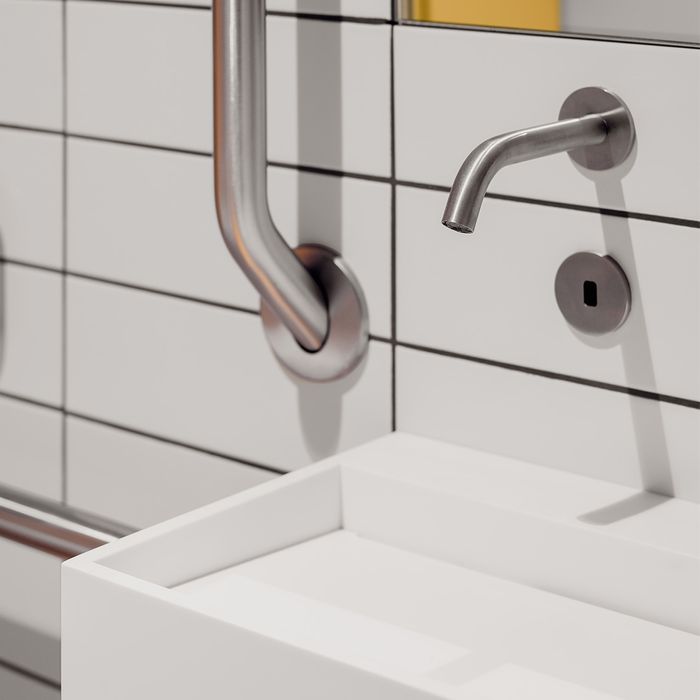 Radius Washroom Taps + Accessories