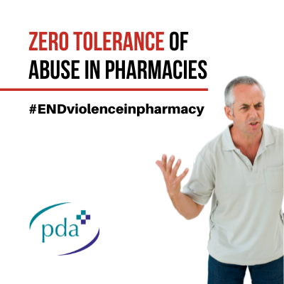 PDA highlights increasing levels of violence and abuse in community pharmacy