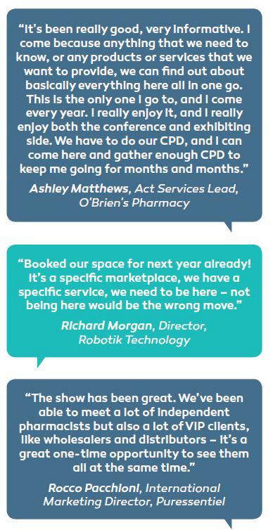 The Pharmacy Show - Testimonials from Exhibitors and Visitors