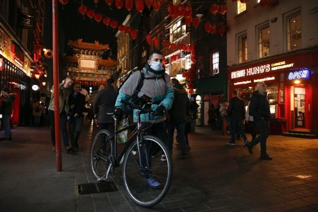 Deliveroo is struggling during the lockdown after restaurants closed their doors (Hollie Adams/PA)