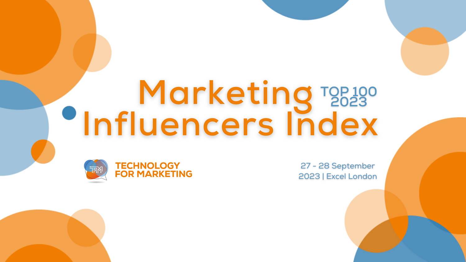 Launching the Marketing Influencers Top 100 Index