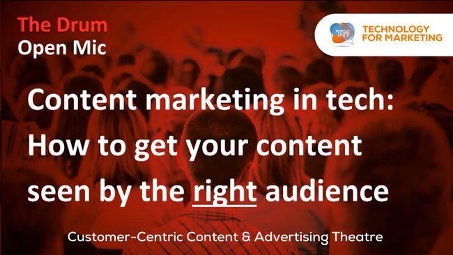 Content marketing in tech: How to get your content seen by the right audience