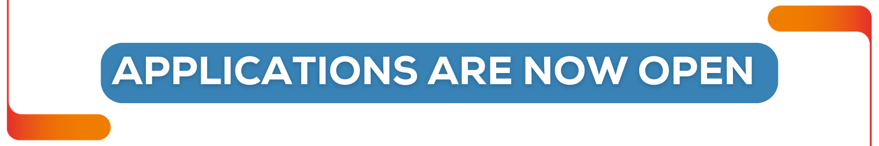 Applications are now open