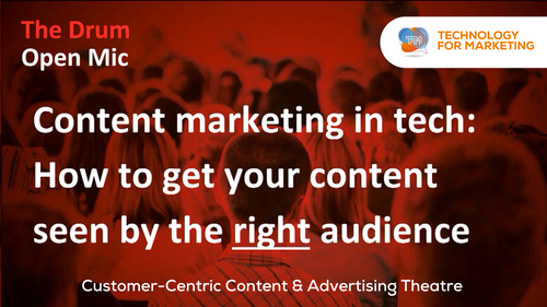Content marketing in tech: How to get your content seen by the right audience